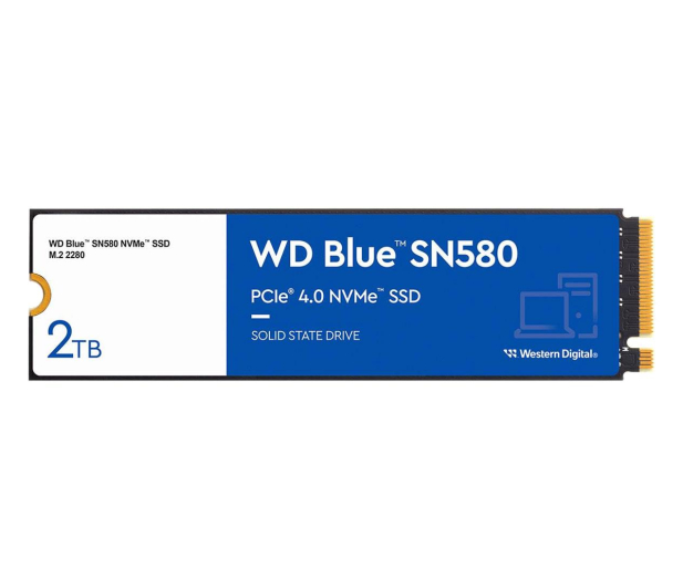 Sandisk 2TB M.2 PCIe Gen4 NVMe Blue SN580 - 1160140 - zdjęcie